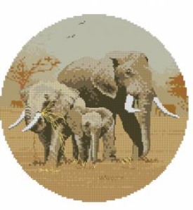 Схема Семья слонов