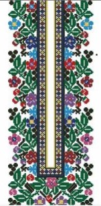 Схема Сорочка вышиванка цветы