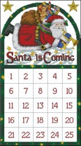 Схема Календарь Санты