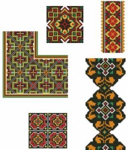 Схема Орнаменты разнообразные