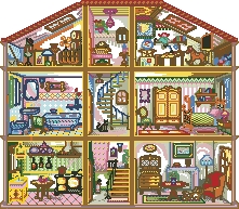 Схема Кукольный домик