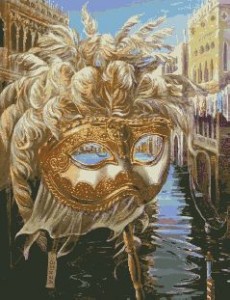 Схема Венецианская маска