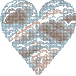 Схема Небесное сердце / Sky Heart