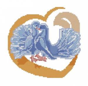 Схемы вышивки, похожие на «любовь и голуби» (№898847) по сюжету