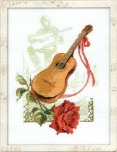 Схема Гитара и роза