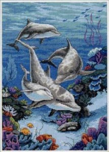 Схема Семья дельфинов