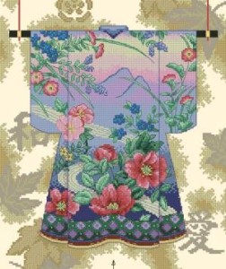 Схема Элегантное кимоно