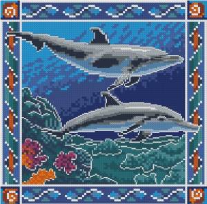 Схема Дельфины / Bottle-Nosed Dolphins