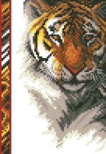 Схема Дикая природа. Тигр / Wildlife Series Tiger