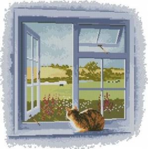 Схема Кошка на окне