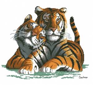 Схема Два тигра