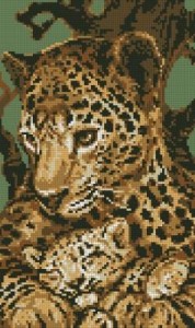 Схема Леопард с малышом