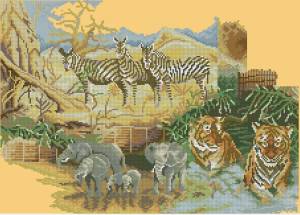 Схема Дикая природа Африки