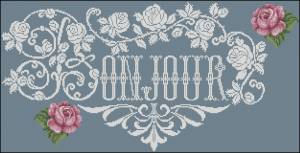 Схема Бонжур / AMAP-JD173 Bonjour des Roses