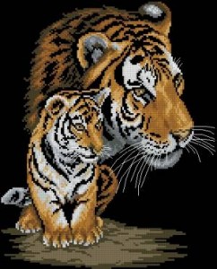 Схема Тигрица с тигренком