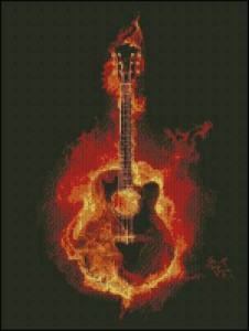 Схема Огненная гитара