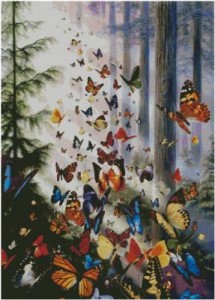Схема Лесные бабочки