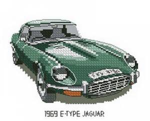 Схема Ягуар /  Jaguar E-Type 1969