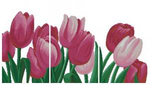 Схема Тюльпаны. Триптих