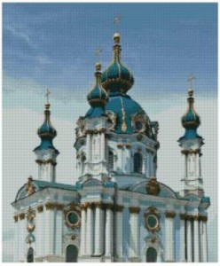 Схема Андреевский собор Киева