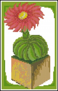 Схема Цветущий кактус 2