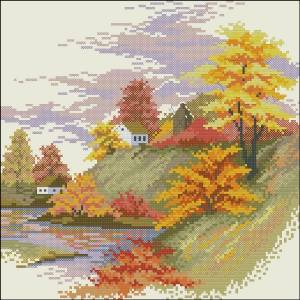Схема Осенний пейзаж