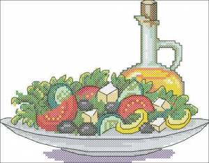 Схема Салат с оливковым маслом