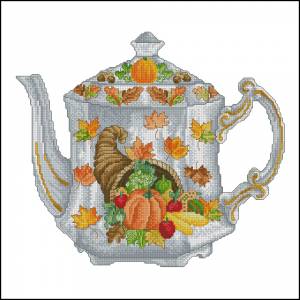 Схема Осенний чайник / Autum teapot