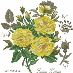 Схема Желтая роза