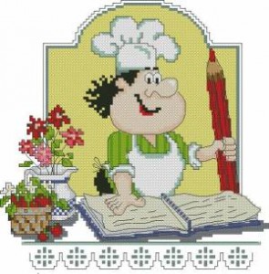 Схема Кулинарная книга. Поварята
