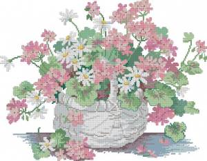 Схема Корзина с цветами (Barbara’s basket)
