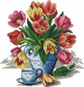 Весенний букет (тюльпаны)