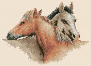 Схема Пара лошадей